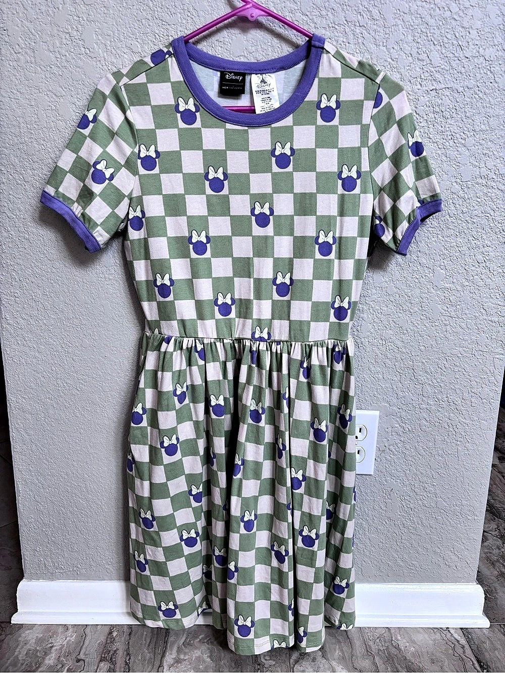 Disney Woman’s Minnie Mouse Checkered Dress